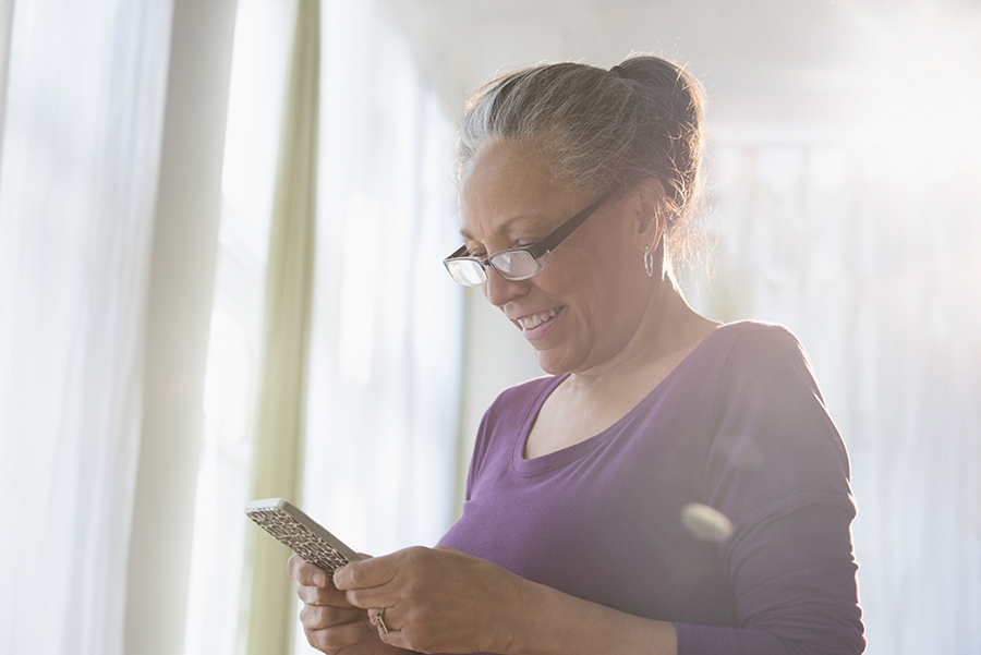 Woman-texting